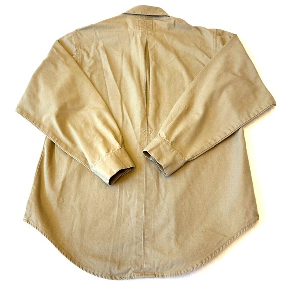 The Australian Outback Collection Buttton Down Shirt Mens S Tan Long Sleeve  USA - Picture 2 of 7